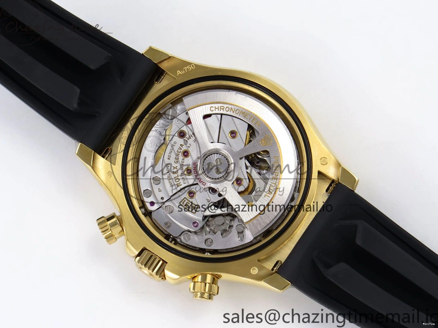 MiroTime 0414 Bold Daytona 126518 QF 1:1 Best Edition Black YG Dial on Oysterflex Strap SH4131 V6（Gain Weight） 1198